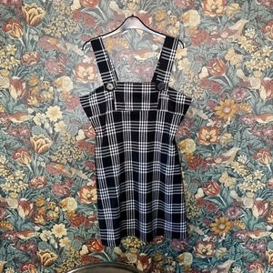 Digital clothing mini pinafore dress